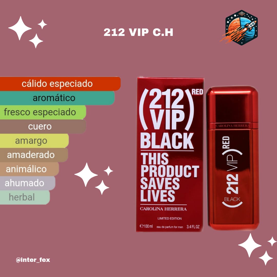 Carolina Herrera 212 VIP Black Red 1.1 Premium