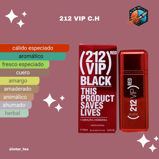 Carolina Herrera 212 VIP Black Red 1.1 Premium