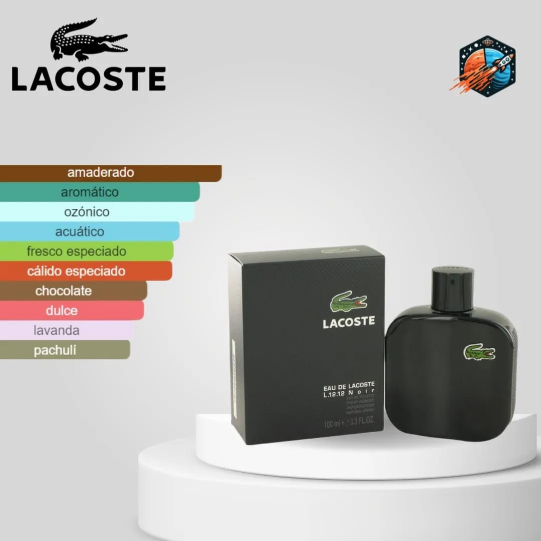 Lacoste Noir L.12.12 1.1 Premium